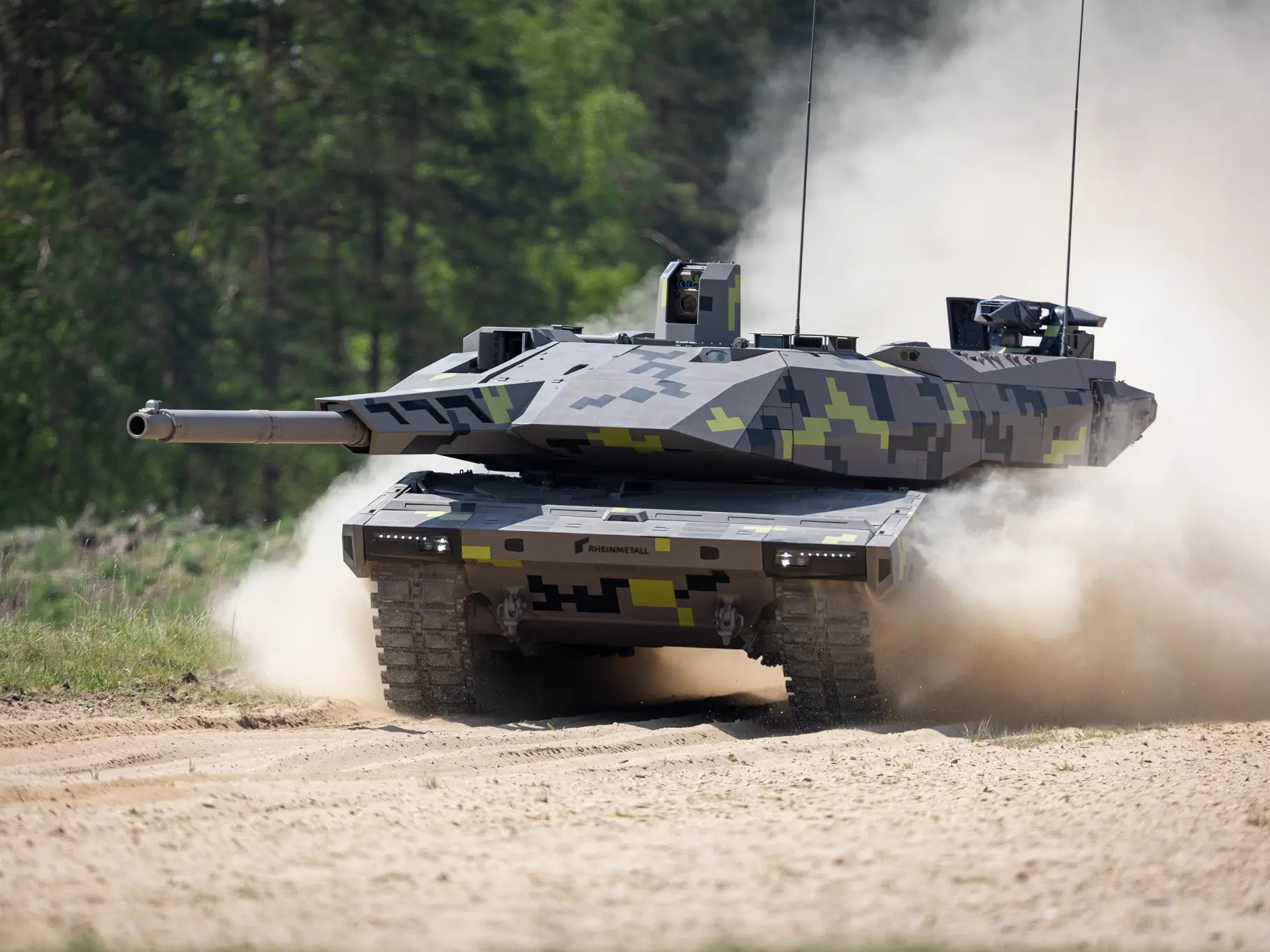 Why do army tanks have different types of armour?