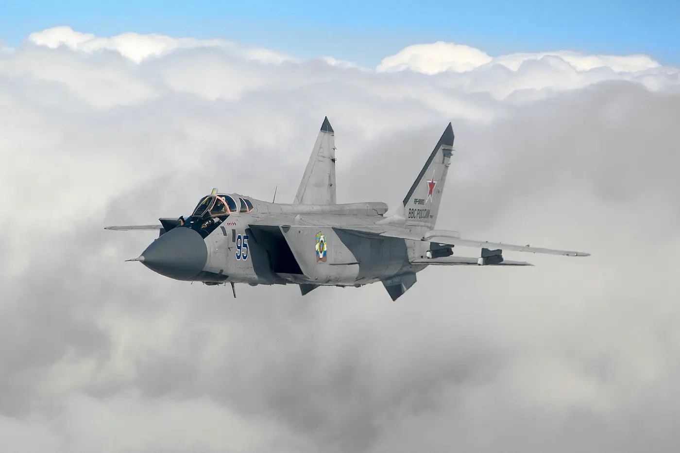 MiG-31BM - Mach 2.83, 2,000 km Radius High-Speed Interceptor
