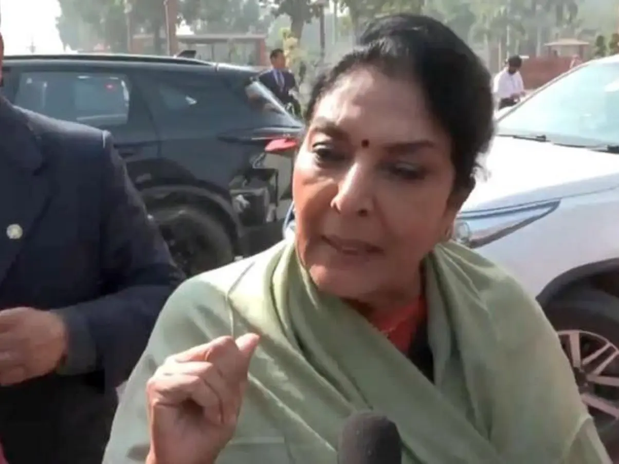 ‘Bhow, Bhow’: Congress MP Renuka Chowdhury’s reply to queries over her dog row, remarks. Watch ‘Bhow, Bhow’: Congress MP Renuka Chowdhury’s reply to queries over her dog row, remarks. Watch