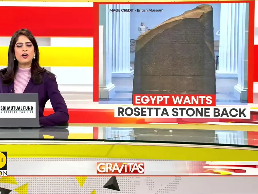 Egypt Accepts Many Artefacts Stay, But Demands Return Of Rosetta Stone