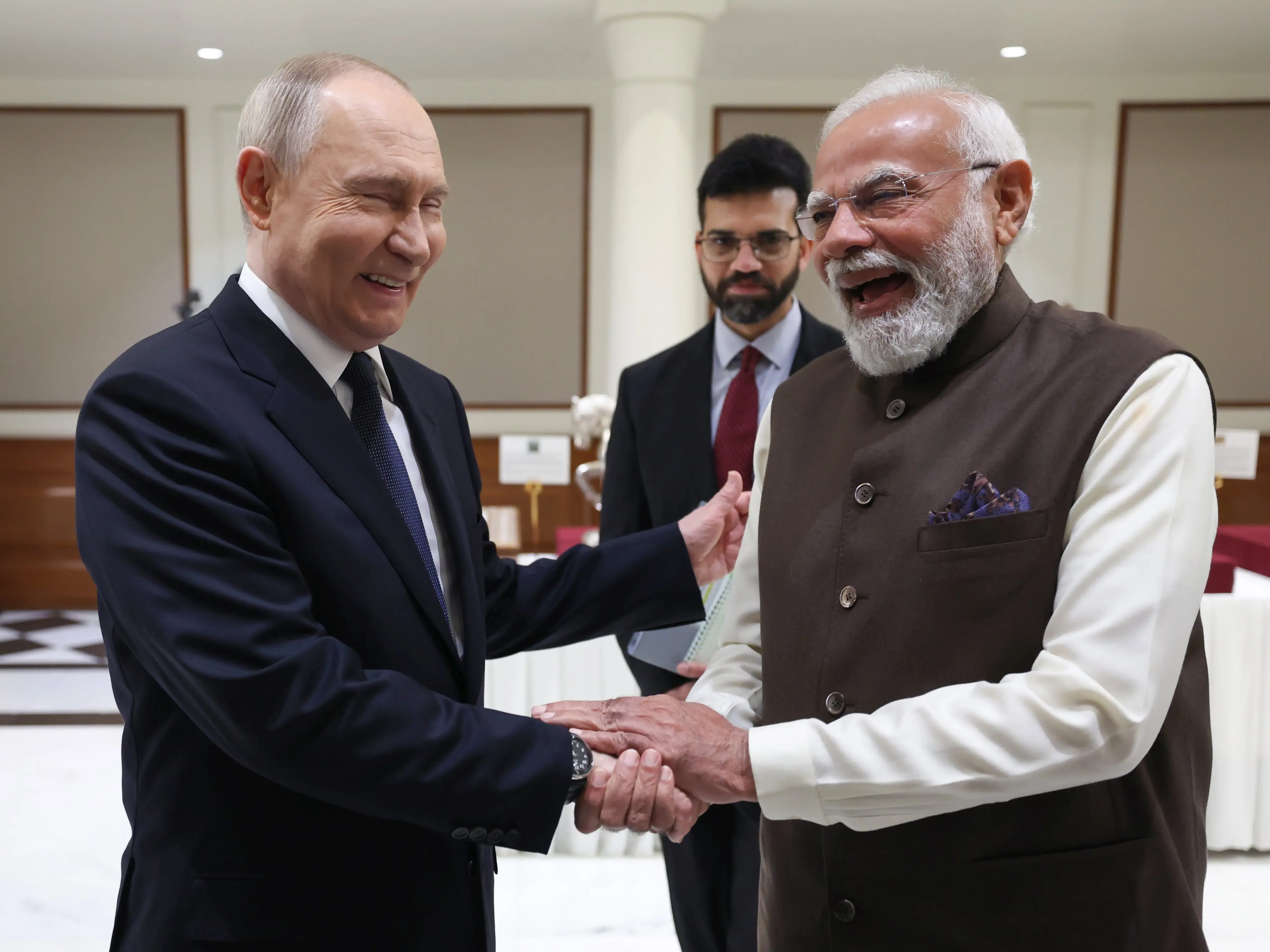 India-Russia Summit 2025 HIGHLIGHTS: 'Welcomed my friend, President Putin, at Lok Kalyan Marg': PM Modi India-Russia Summit 2025 HIGHLIGHTS: 'Welcomed my friend, President Putin, at Lok Kalyan Marg': PM Modi