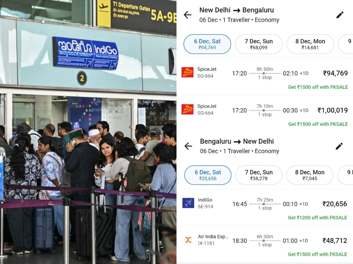 ‘Exploitation of passengers in distress’: Govt takes action against ‘unusually high airfares’ amid IndiGo crisis ‘Exploitation of passengers in distress’: Govt takes action against ‘unusually high airfares’ amid IndiGo crisis