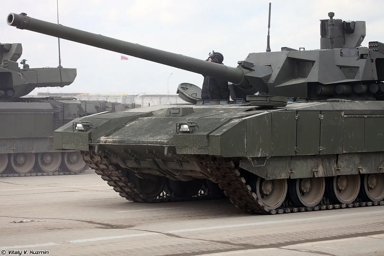 2A82 125mm Advanced Gun - 700mm+ Penetration