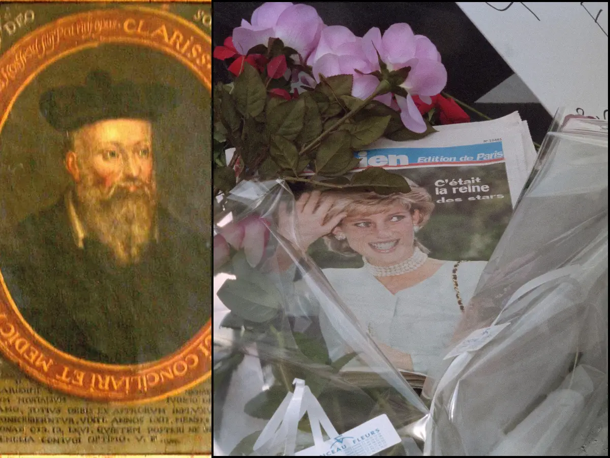 Nostradamus is said to have predicted Lady Diana's death