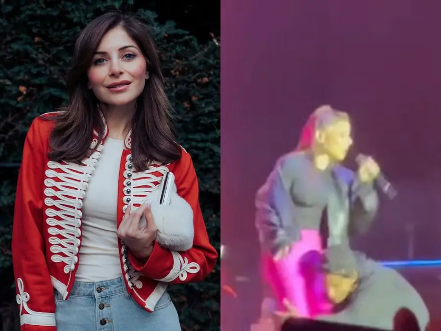 Kanika Kapoor handles an awkward moment with calmness after fan grabs her on stage | Watch