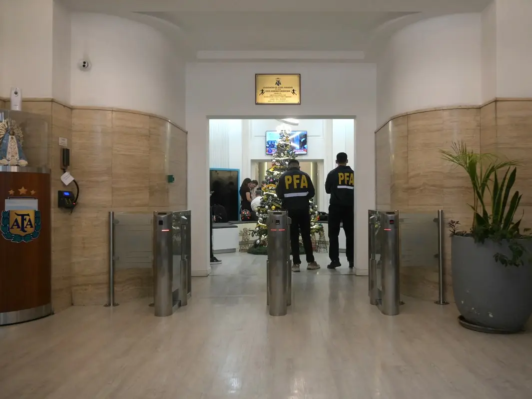 Argentine Football Association raided by police in money laundering investigation Argentine Football Association raided by police in money laundering investigation