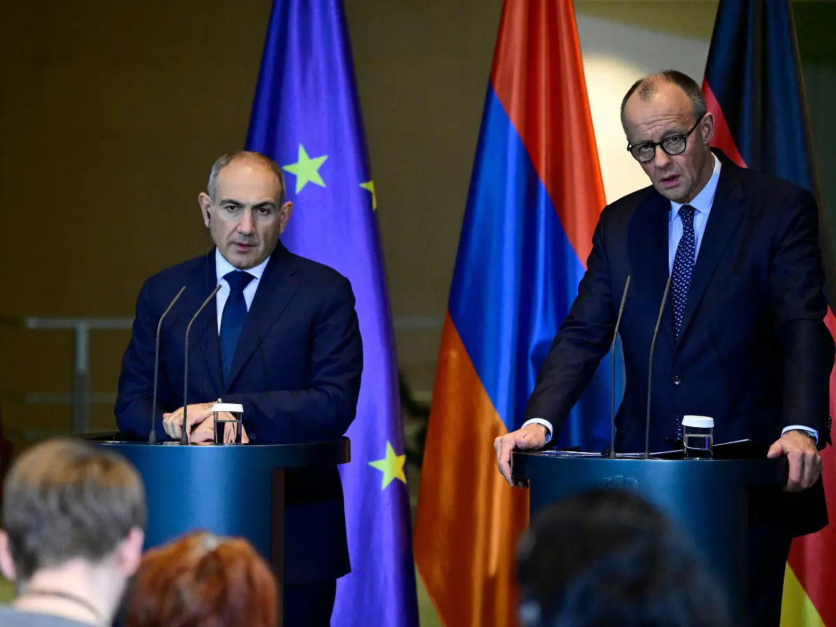 Germany's Merz warns of Russian meddling in Armenia vote
