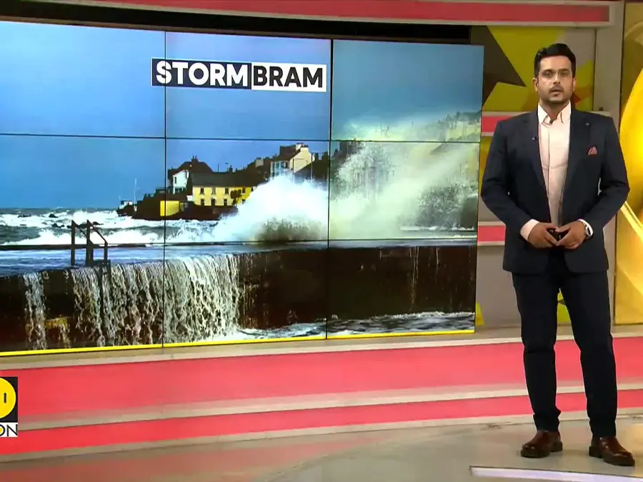 Dublin: Blackrock Village Begins Clean-up After Storm Bram 