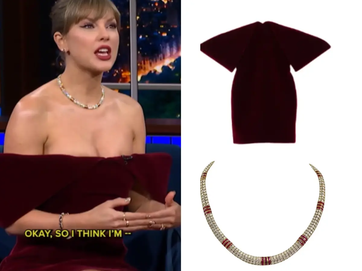 $1,976 dress, $80,000 necklace: Inside Taylor Swift’s luxe winter look $1,976 dress, $80,000 necklace: Inside Taylor Swift’s luxe winter look
