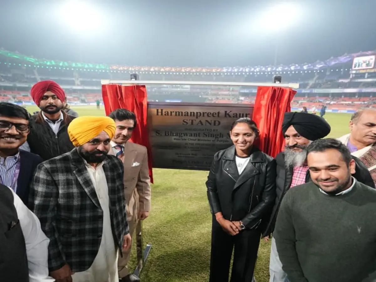 Historic honour in Mullanpur as stands named after Harmanpreet Kaur and Yuvraj Singh