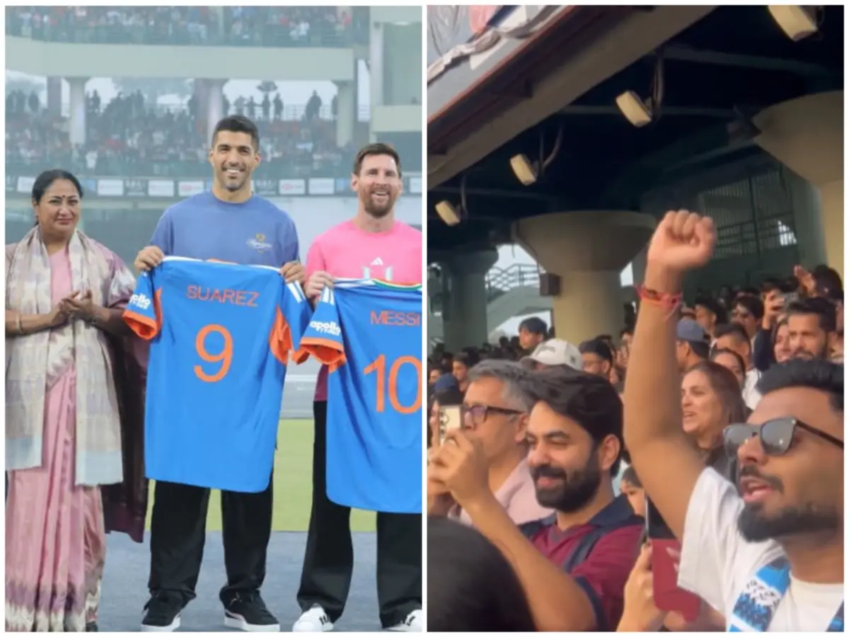 'International Shame': ‘AQI, AQI’ chants greet Delhi CM after she arrives for Messi event amid rise in air pollution