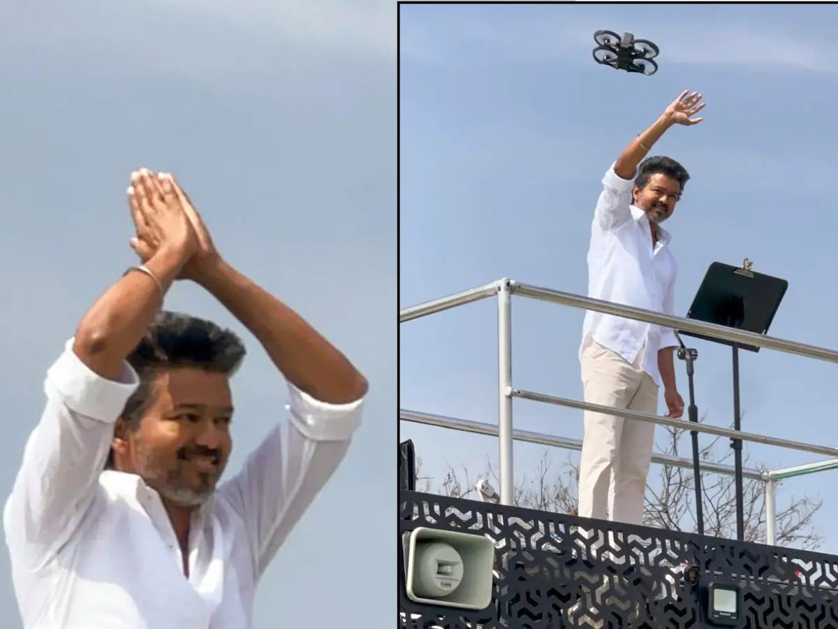 Vijay holds first rally after Karur stampede, calls DMK 'evil force'; thanks people for massive turnout Vijay holds first rally after Karur stampede, calls DMK 'evil force'; thanks people for massive turnout