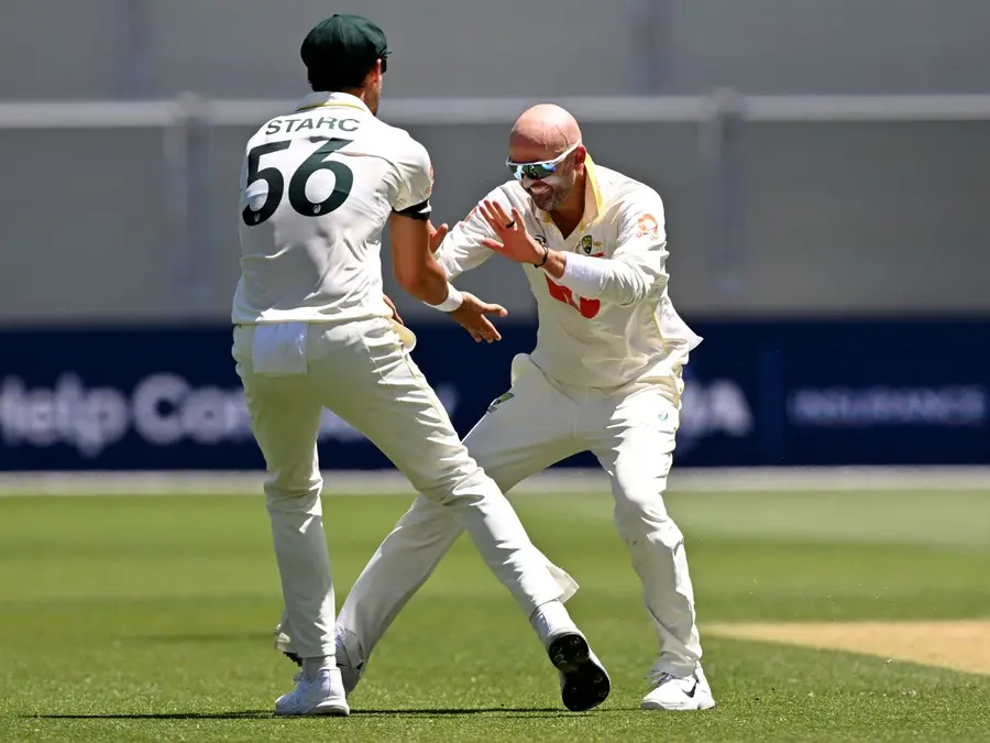 Lyon vows to have a moment for himself after surpassing childhood hero McGrath for most Test wickets