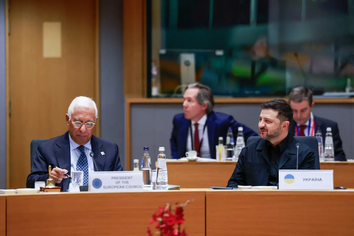 EU leaders 'will not leave' crunch summit without making a decision on Ukraine loan