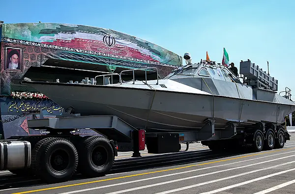Tiny Peykaap-III missile boats