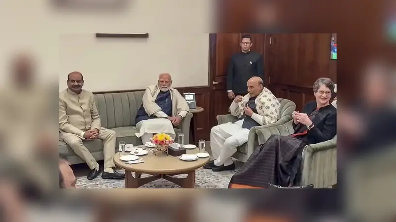 Priyanka Gandhi’s anecdote at speaker’s tea party made PM, Rajnath Singh smile Priyanka Gandhi’s anecdote at speaker’s tea party made PM, Rajnath Singh smile