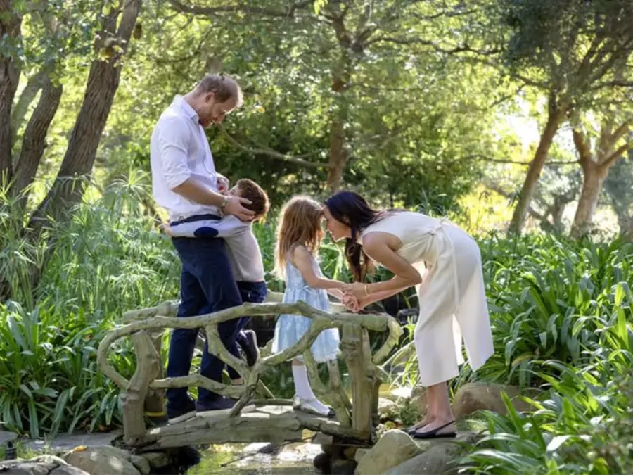Meghan Markle and Prince Harry share a warm photo with kids Archie and Lilibet for Christmas