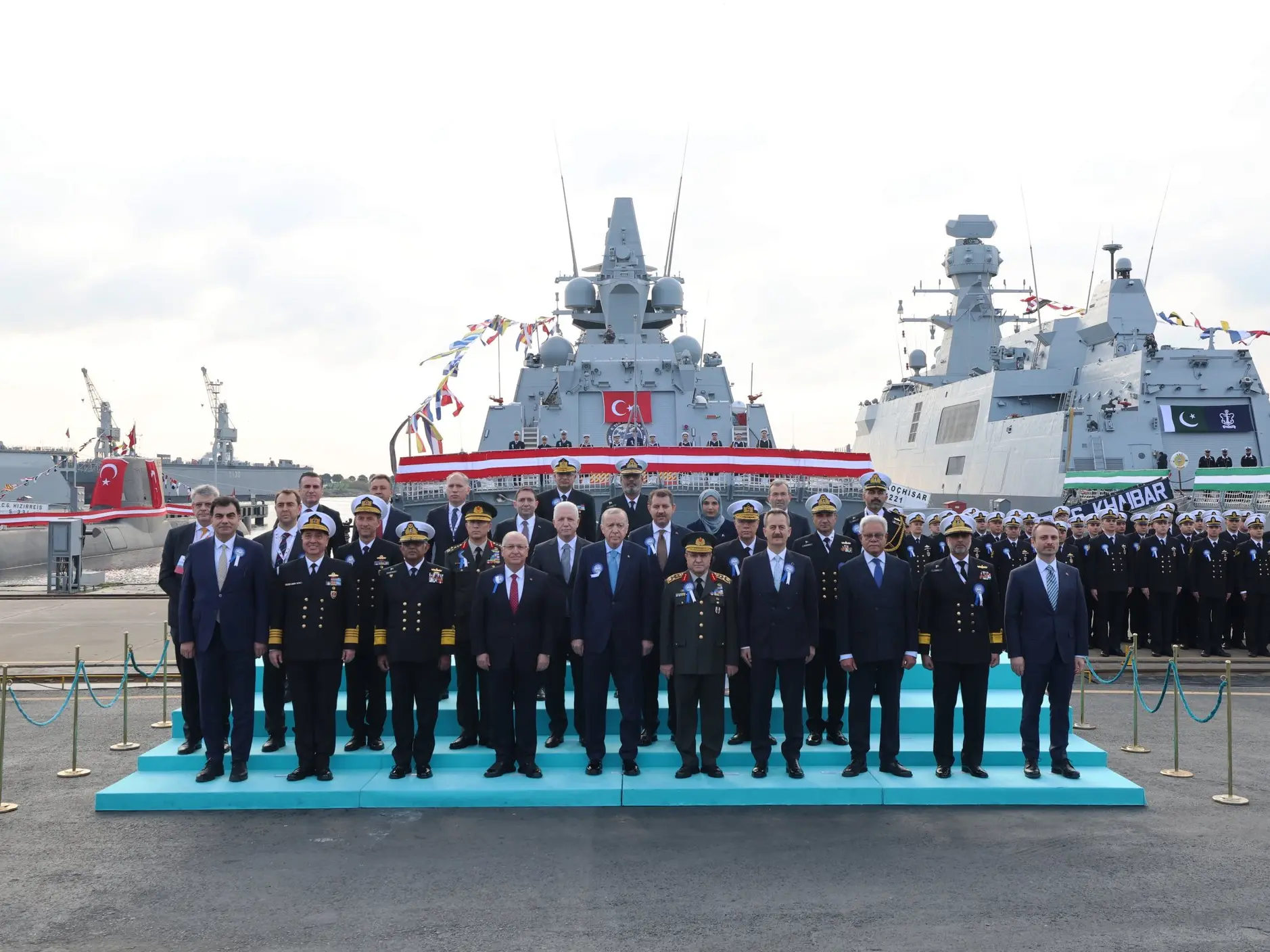 Erdogan oversees handover of second Turkish-built warship to Pakistan Erdogan oversees handover of second Turkish-built warship to Pakistan