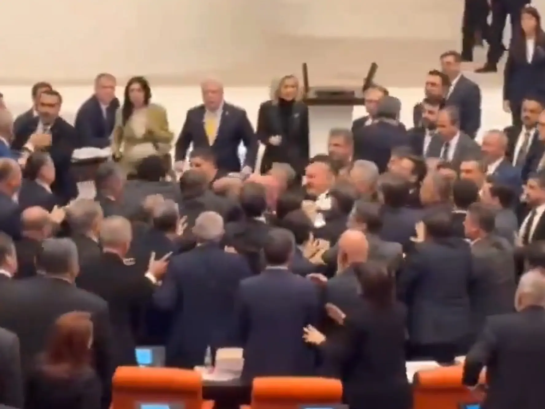 Watch | Punches fly in Turkish parliament during heated budget showdown Watch | Punches fly in Turkish parliament during heated budget showdown