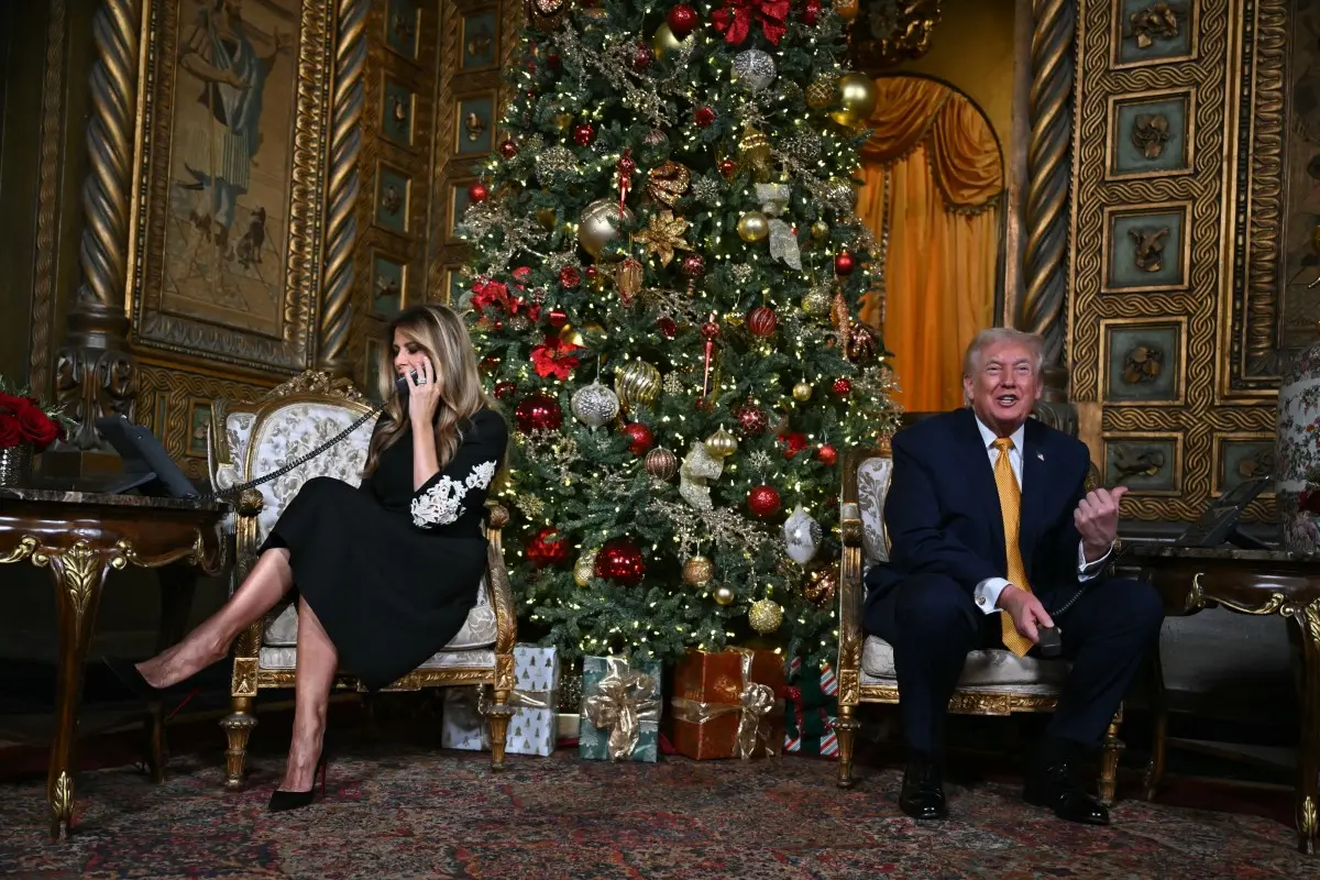Trump's Christmas eve call with children: 'Bad Santa' infiltration and pro-coal talk