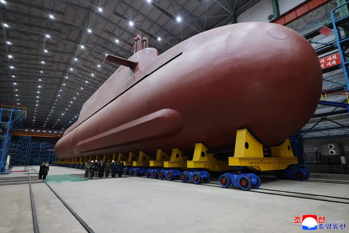 North Korea condemns US-South Korea nuclear submarine deal, shows off progress on its 8,700-tonne nuclear submarine