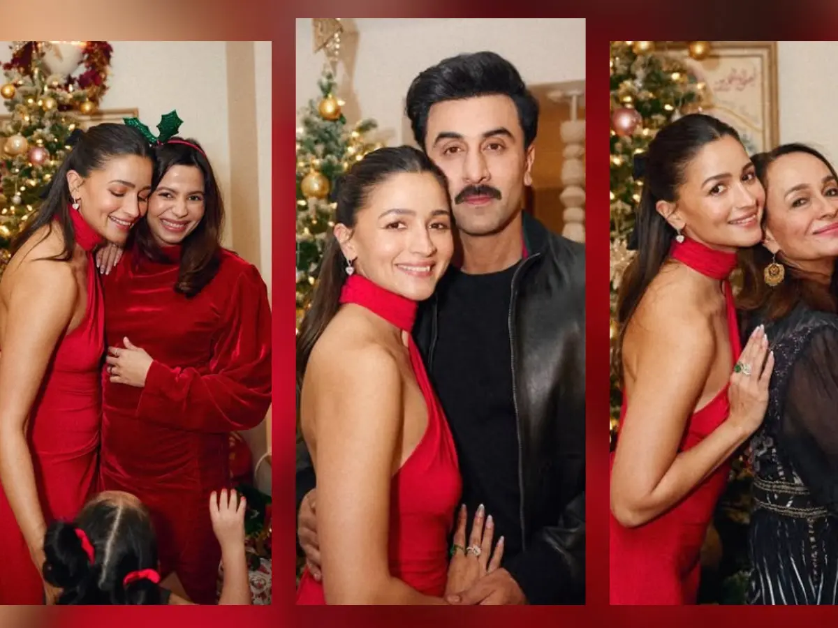 Wrapped in love: Alia Bhatt's heartwarming Christmas celebration with Ranbir Kapoor, daughter Raha | In pics