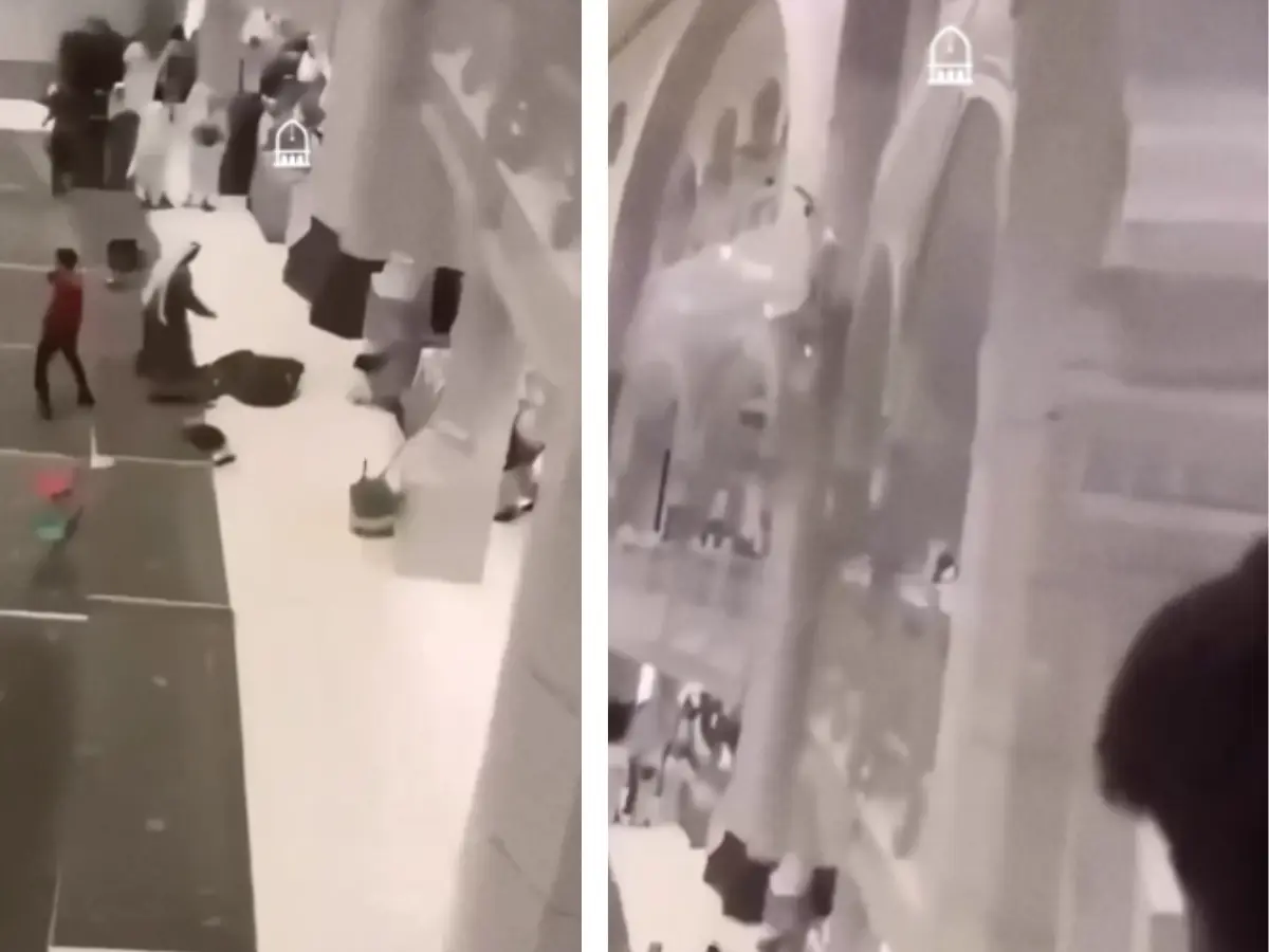 WATCH: Man attempts suicide at Mecca’s Masjid al-Haram, dramatically saved by security officer