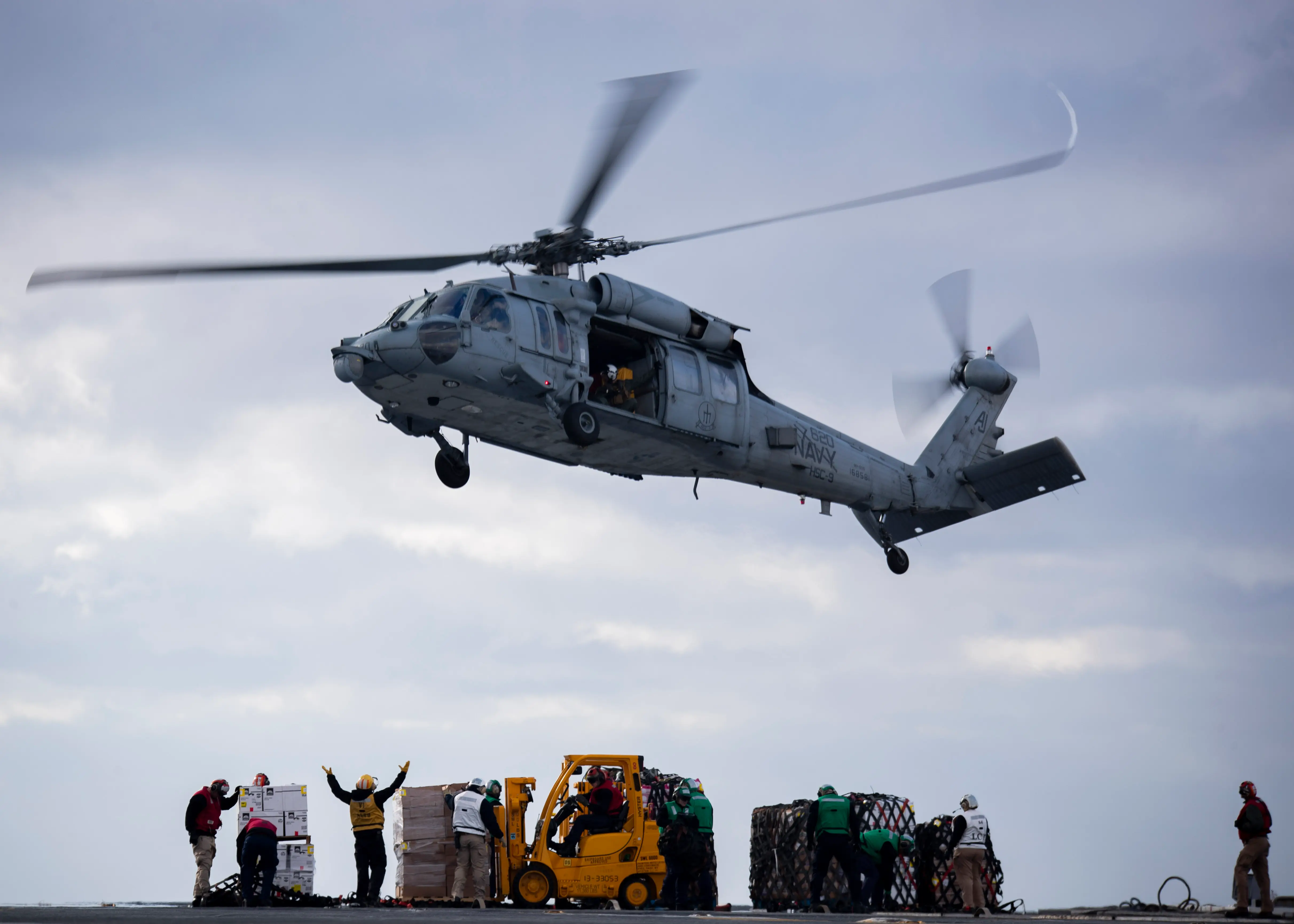 Vertical Replenishment Ship-to-Shore Logistics