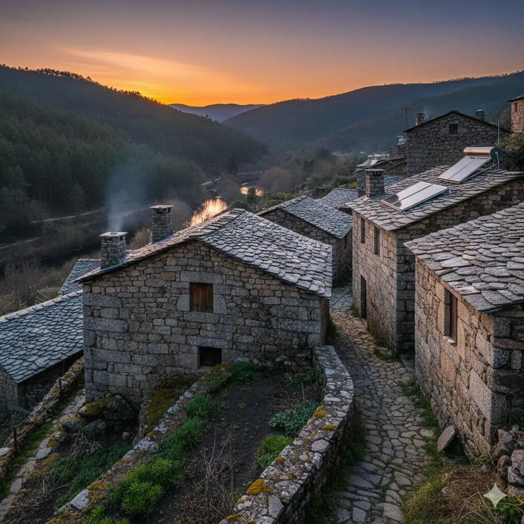 Traditional Stone Houses with Thermal Mass
