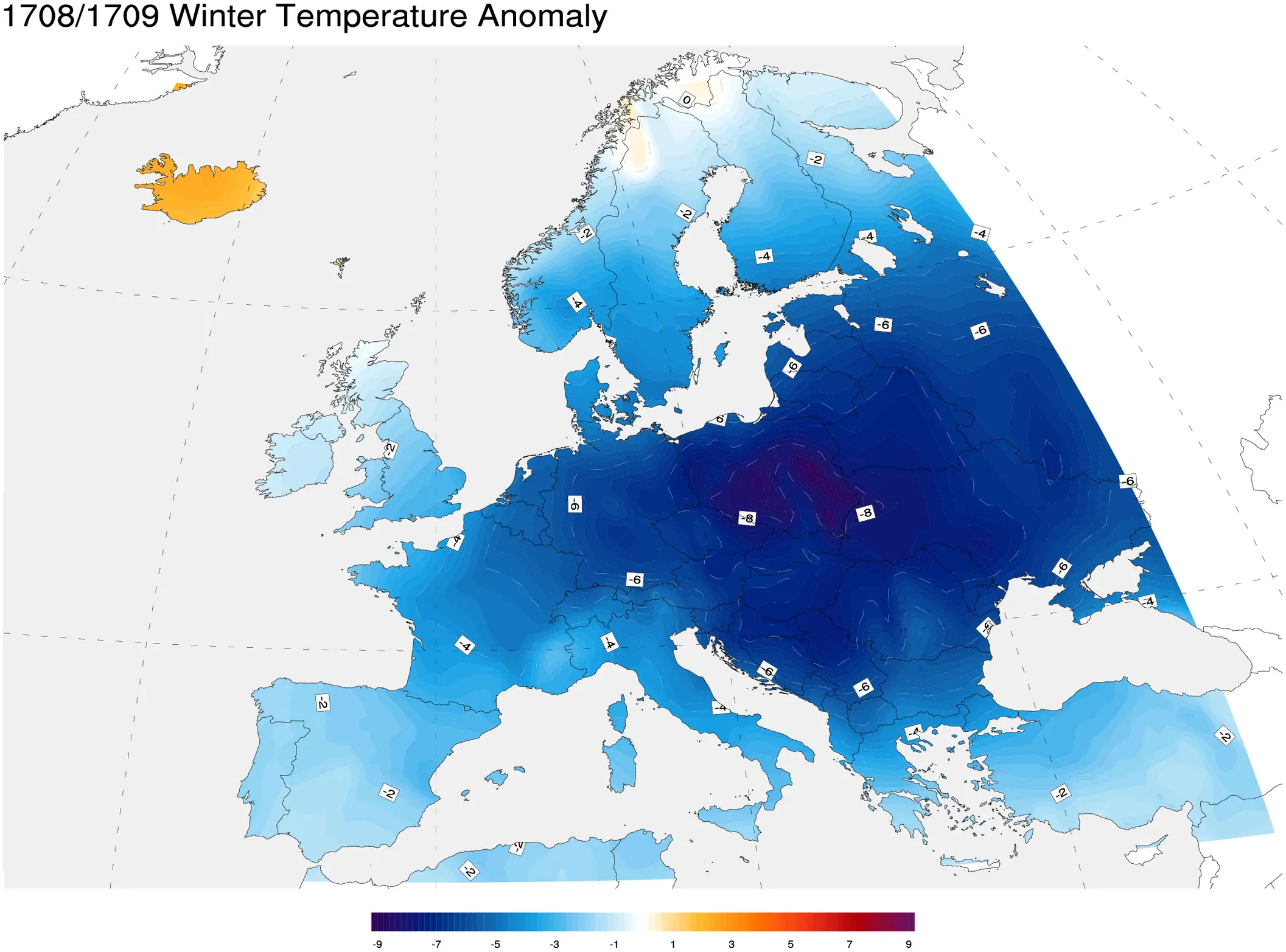 The Great Frost of 1709