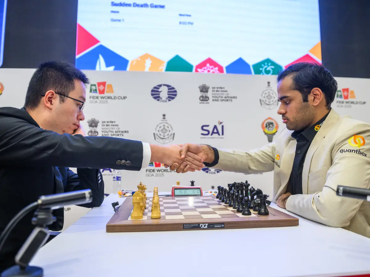 PM Modi praises Arjun Erigaisi for winning bronze medal at FIDE World Blitz Chess Championship PM Modi praises Arjun Erigaisi for winning bronze medal at FIDE World Blitz Chess Championship