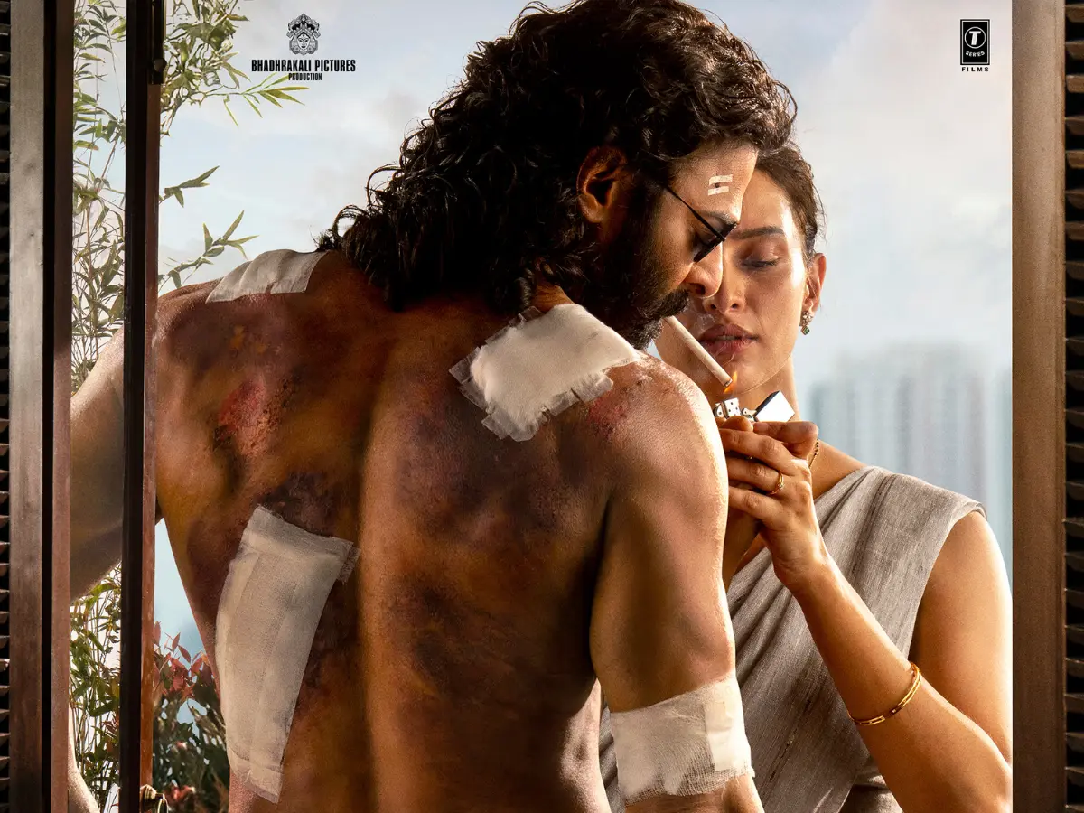 Spirit first look out! Sandeep Reddy Vanga presents his lead pair- a bruised Prabhas and a saree clad Triptii Dimri Spirit first look out! Sandeep Reddy Vanga presents his lead pair- a bruised Prabhas and a saree clad Triptii Dimri