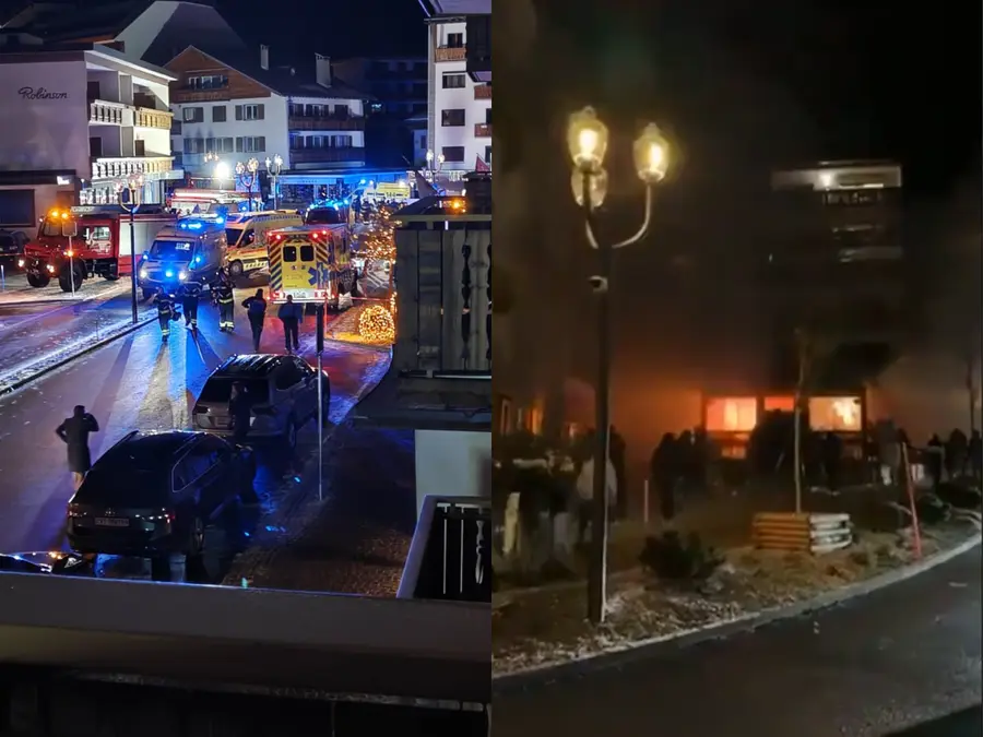 At least 40 feared dead as explosion rips through New Year crowd at Swiss ski resort