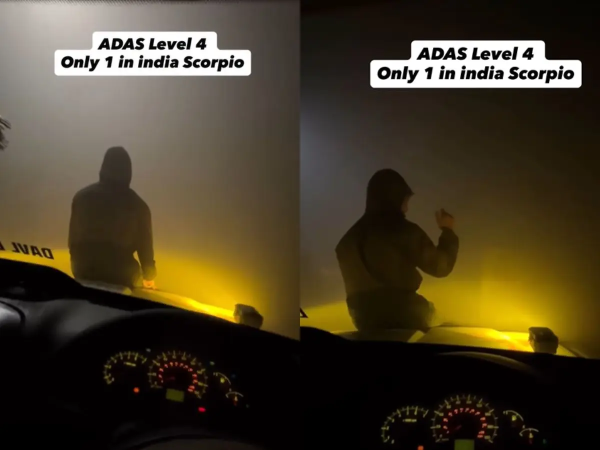 Human radar? Man sits on moving car bonnet to guide driver through zero-visibility fog, internet reacts