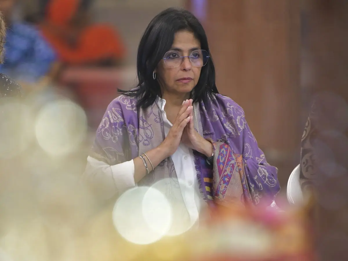 In Pics | Delcy Rodriguez followed Sathya Sai Baba – After Maduro, Venezuelan interim leader’s ties to Indian spiritual guru emerge