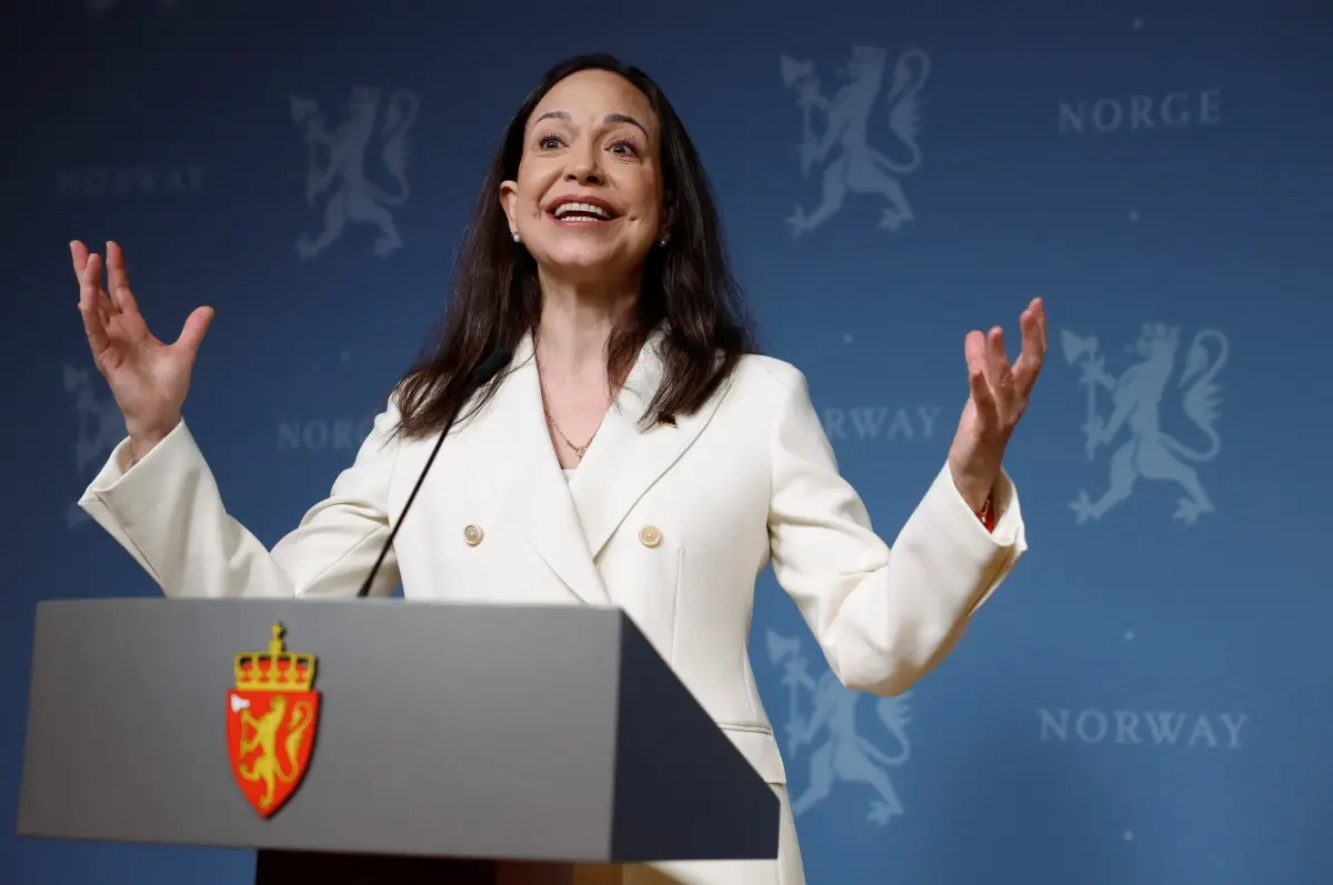 Machado offers to share her Nobel Peace Prize with Donald Trump