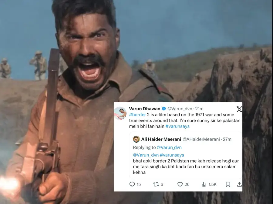 Will Border 2 release in Pakistan? Varun Dhawan responds to a fan query