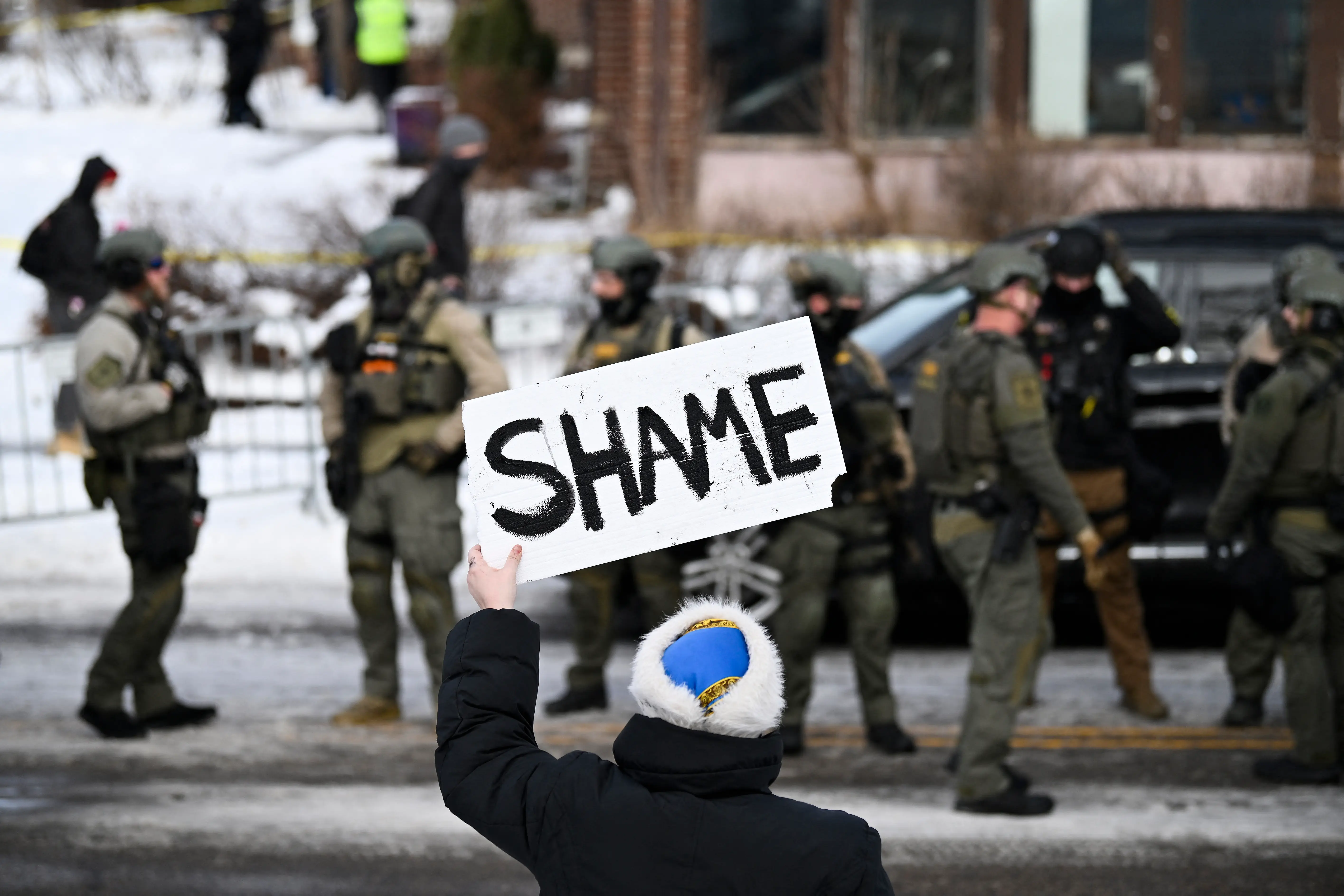 What did the authorities say about Minneapolis ICE shooting?