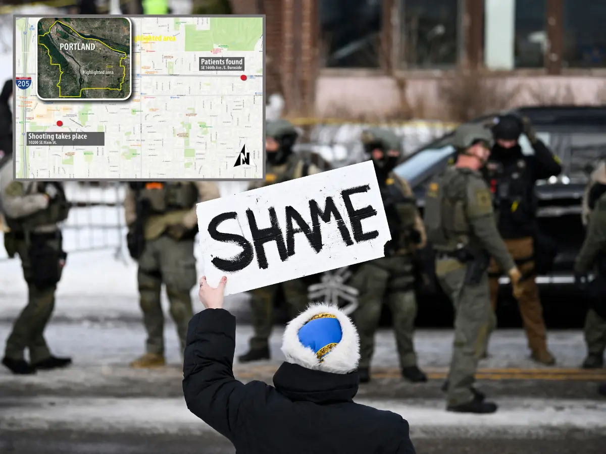 Day after Minneapolis ICE shooting, federal officers shoot two people in Portland Day after Minneapolis ICE shooting, federal officers shoot two people in Portland