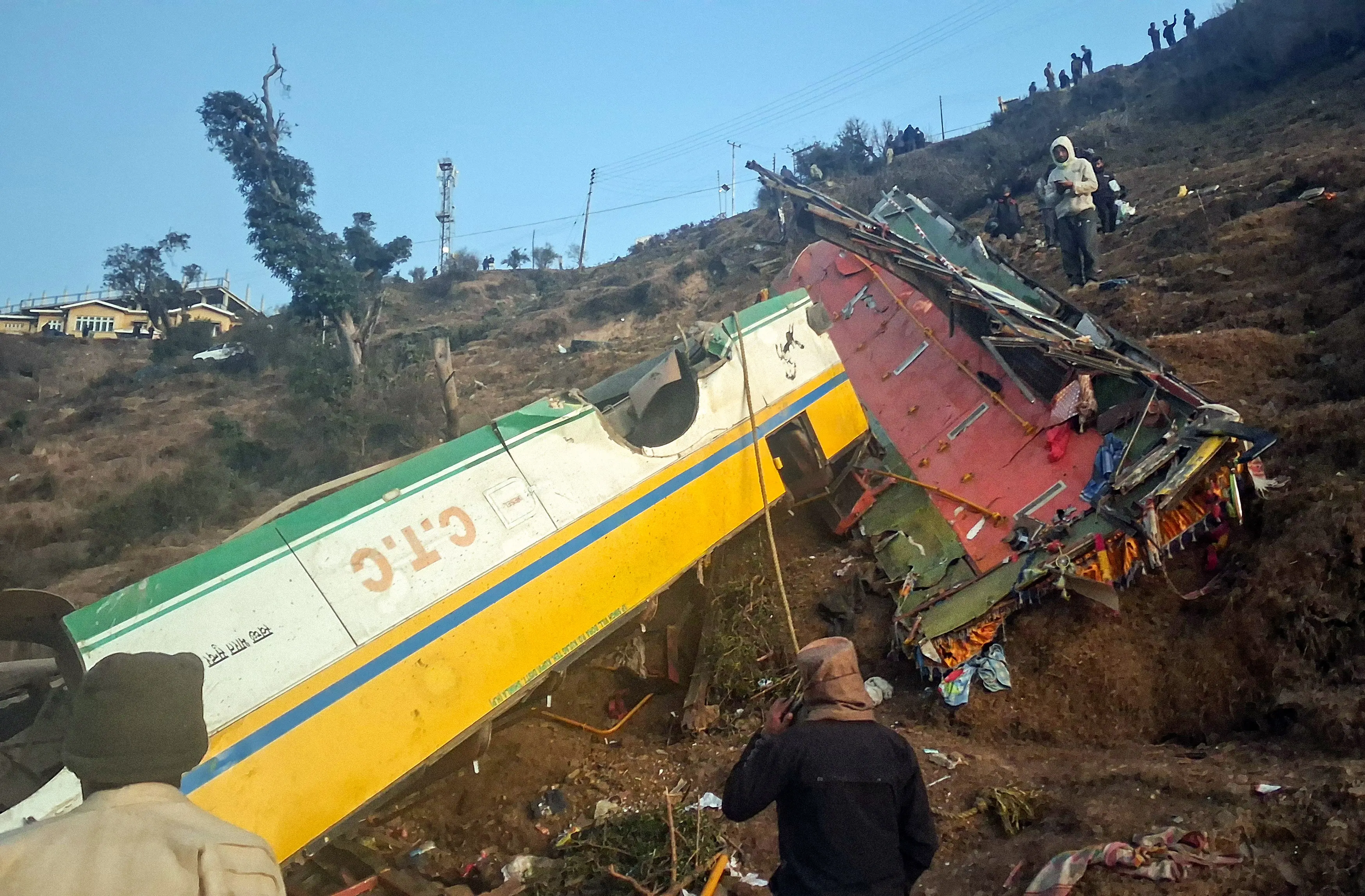 Himachal Pradesh accident: 14 dead, 20 injured as bus plunges into 500ft gorge in Sirmaur; PM Modi reacts