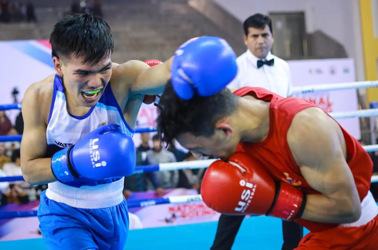 National Boxing Championships: Jadumani Singh triumphs over Pawan Bartwal to claim first gold