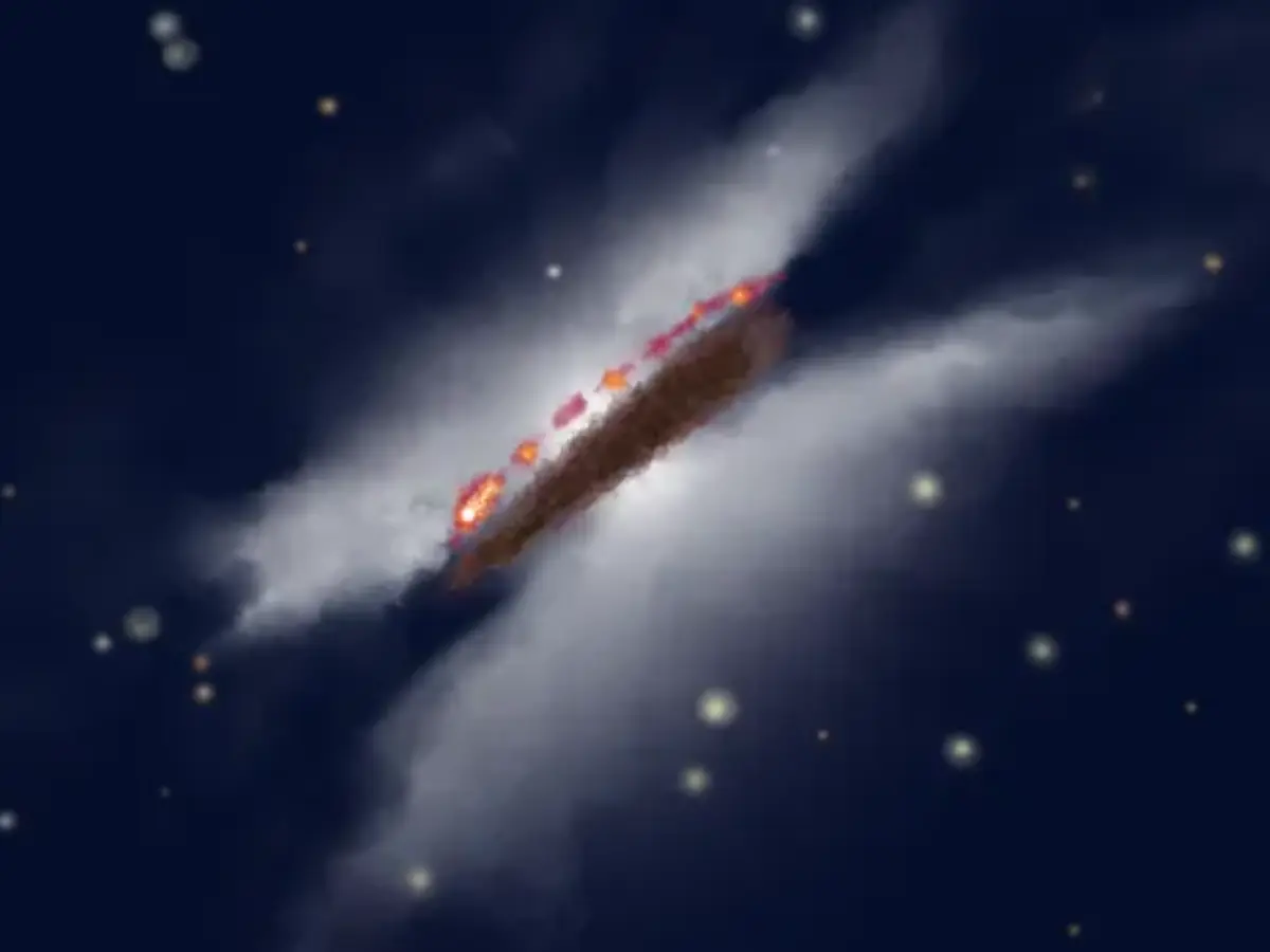 Monster 'cosmic hamburger' shows signs of major activity that points to something huge