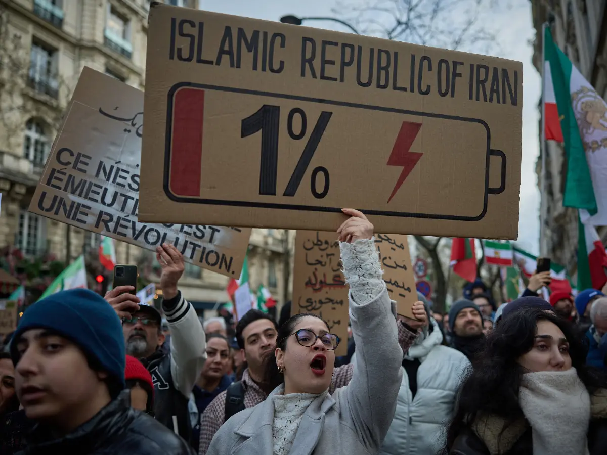 'Iran on 1% charge'