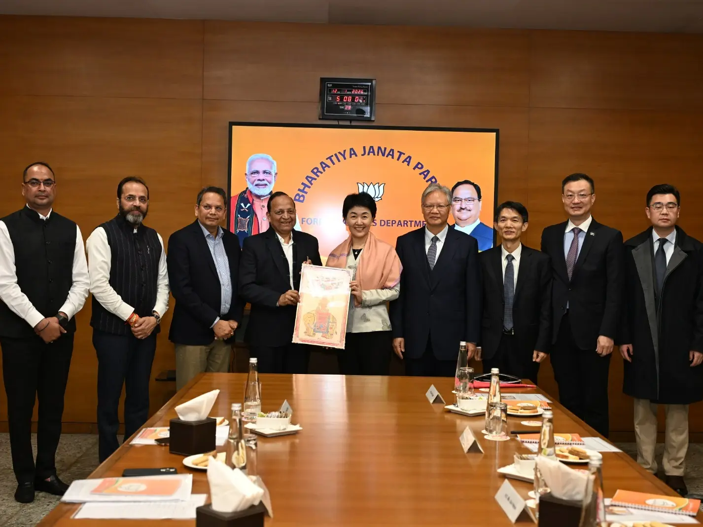 Chinese Communist Party delegation in India meet BJP officials Chinese Communist Party delegation in India meet BJP officials