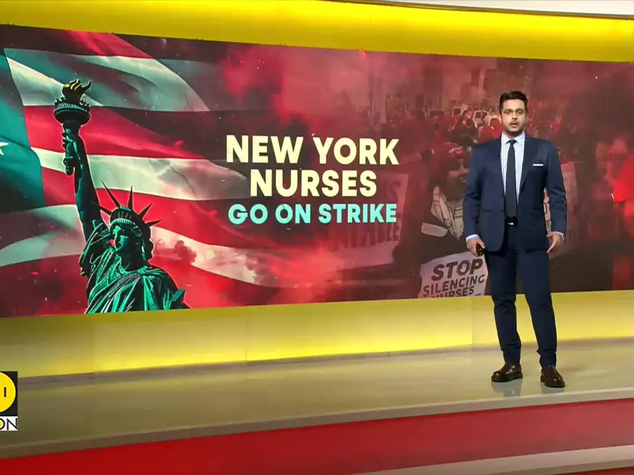 New York: Nearly 15,000 Nurses Strike at Major New York Hospitals | WION