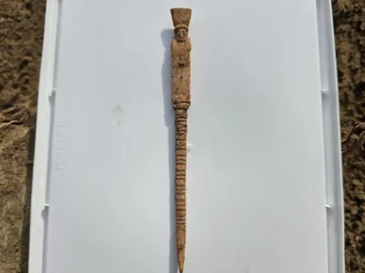 The ancient 'luxury pen': Provocative artefact featuring Greek god of wine and fertility unearthed in Sicily