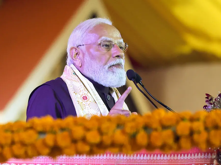 PM Modi lays foundation of 86 km long Kaziranga elevated corridor, flags off two Amrit Bharat trains in Assam