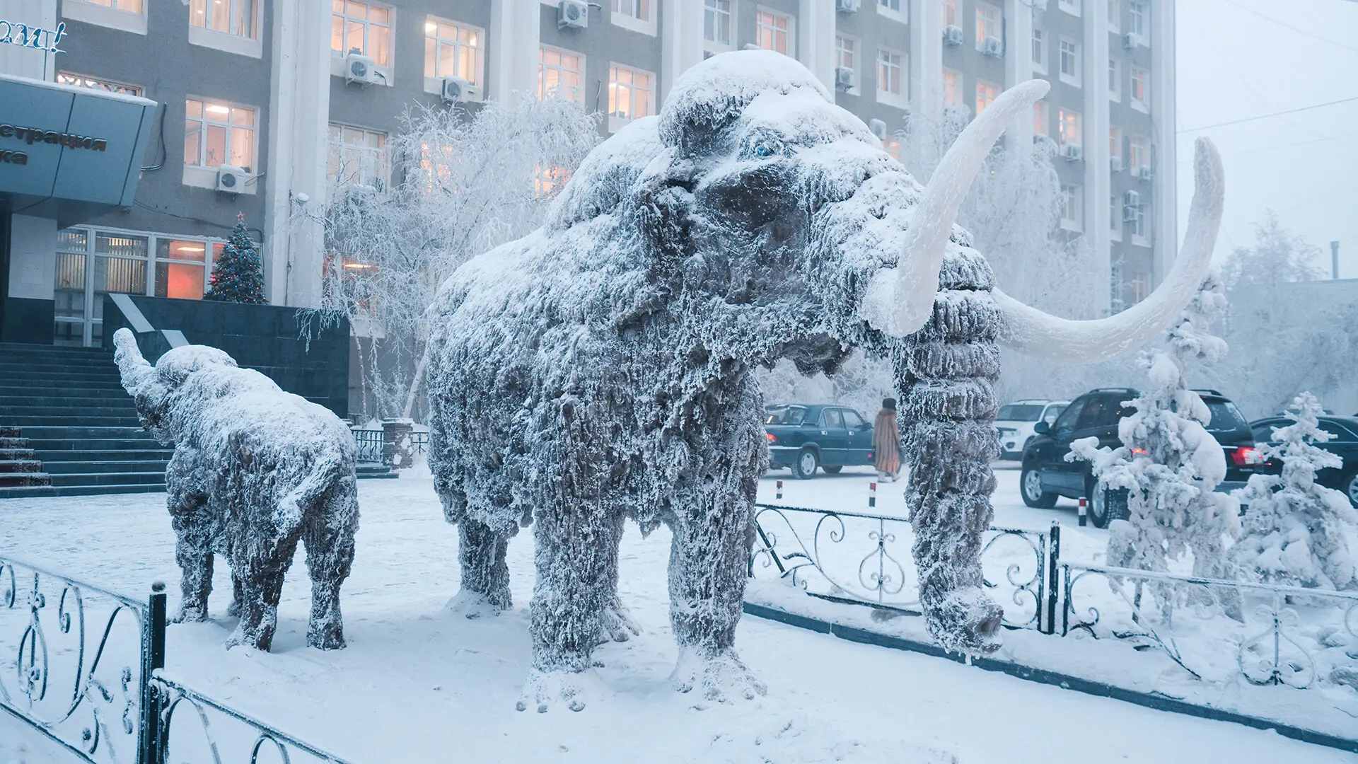 Norilsk, Russia Isolated by snow and industry