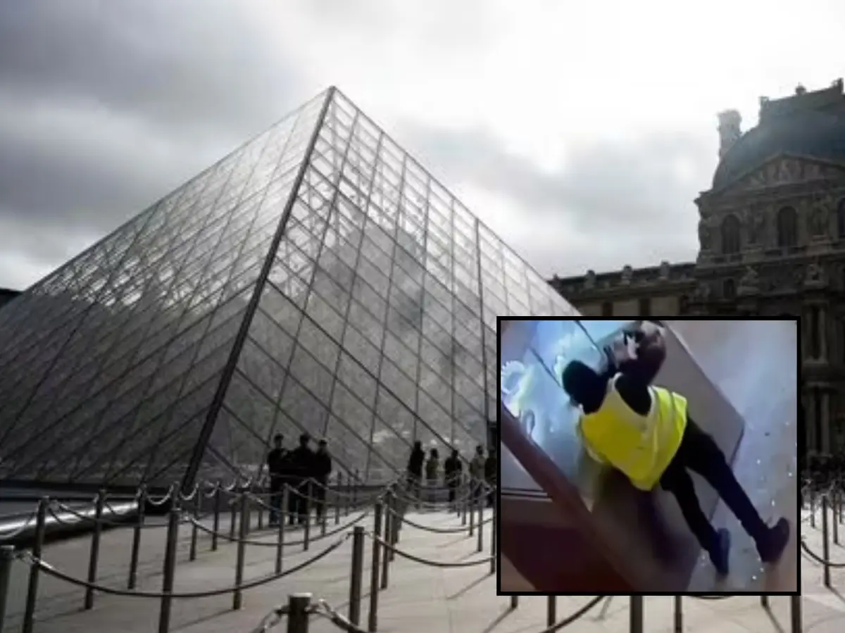 New Louvre video emerges, reveals what happened at heist scene - WATCH New Louvre video emerges, reveals what happened at heist scene - WATCH