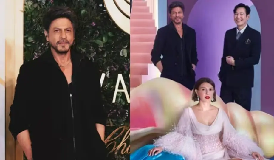 Shah Rukh Khan shares a frame with Millie Bobby Brown and Lee Jun-jae at Joy Awards 2026
